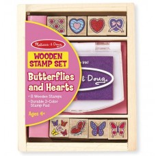Stamp Set - Butterfly & Hearts - Melissa & Doug